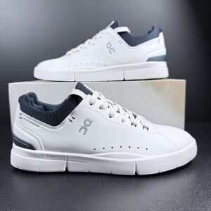 On Cloud The Roger Advantage Sneakers Womens Size 7.5 White Midnight Blue Casual